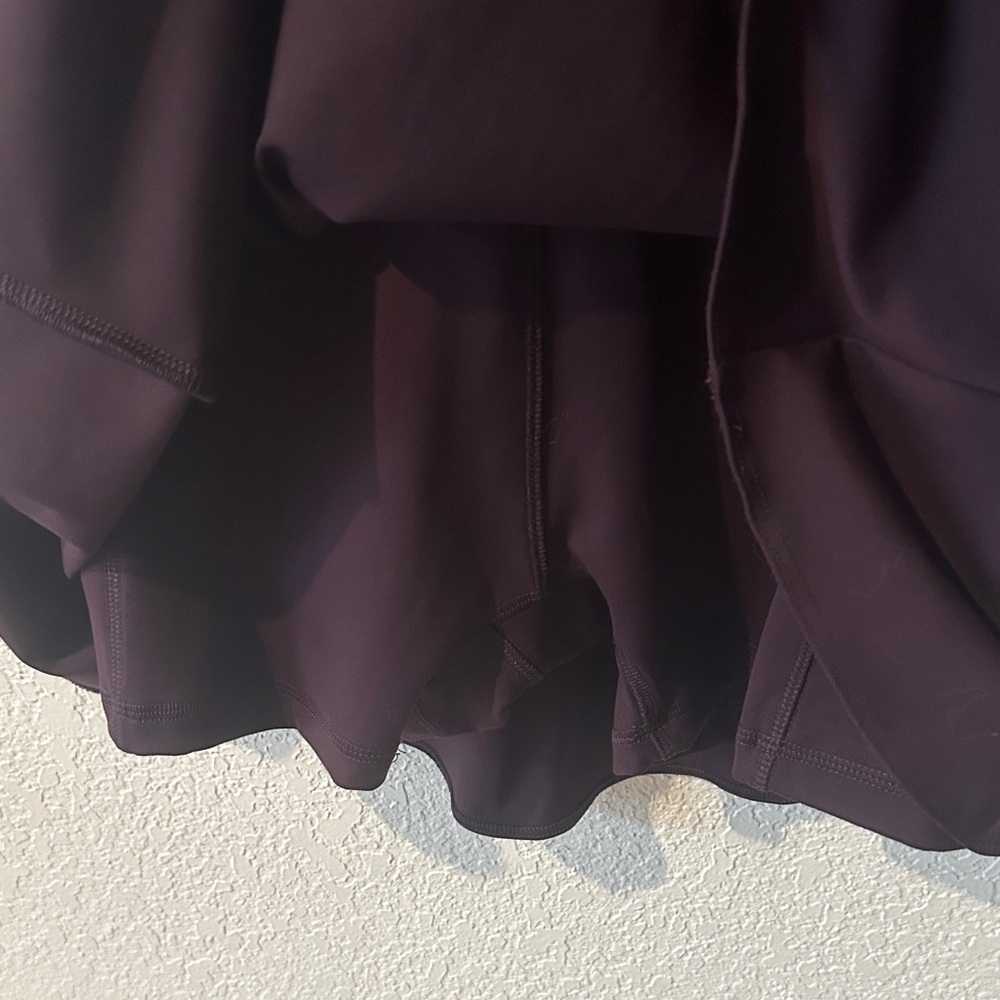 Zella Dark Purple Athletic Mini Dress w/built in shorts - Picture 4 of 8
